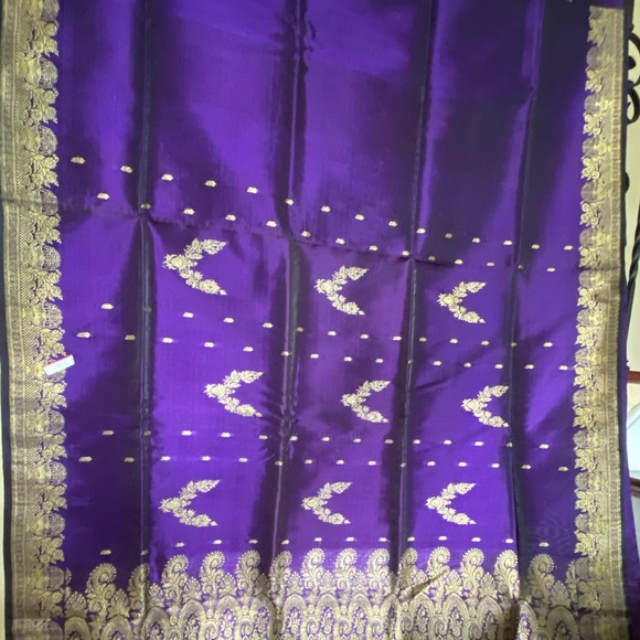New Indian banarasi saree sari - Picture 3 of 5